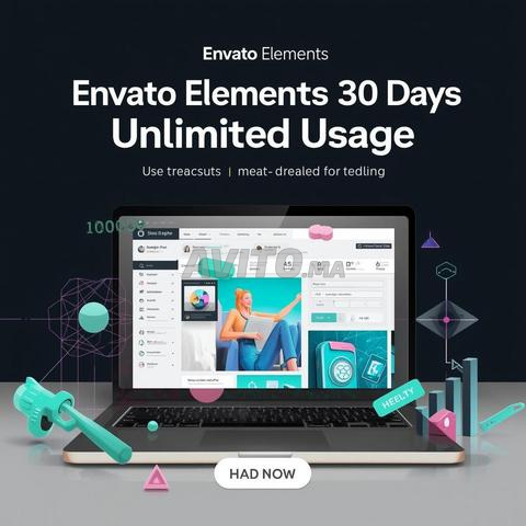 Achetez Envato Elements utilisation illimitée 30 jours