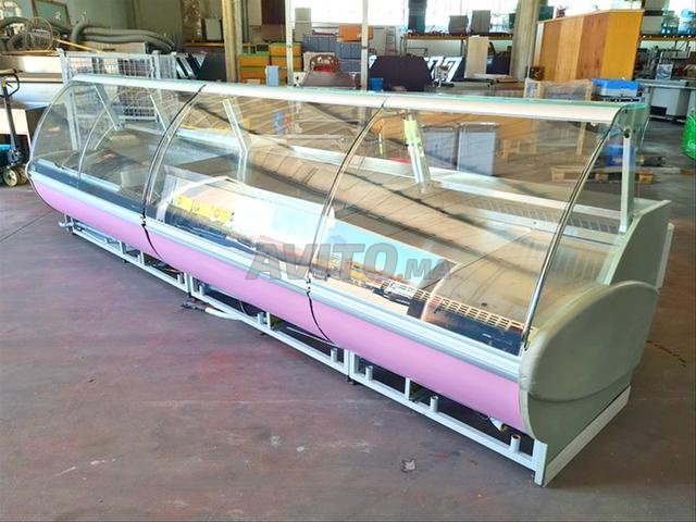 خزانة عرض ساخنة وباردة مستعملة للطهي