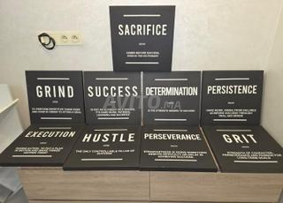 مجموعة 9 لوحات قماشية تحفيزية Canvas طقم جداري