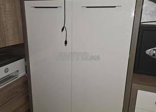 صندوق بأدراج على عجلات KITEA Rio 3 أدراج أبيض خشب