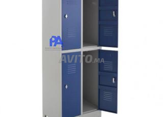 خزانة / خزانة معدنية / خزانة ملابس / رفوف / سرير
