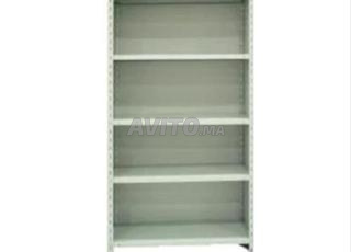 رفوف معدنية مكسوة بصفائح بـ 5 أرفف