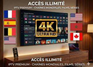 أفضل IPTV Smart TV Samsung LG & Android FHD 4K