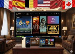 IPTV فرنسا إيطاليا إسبانيا مستقر FHD 4K