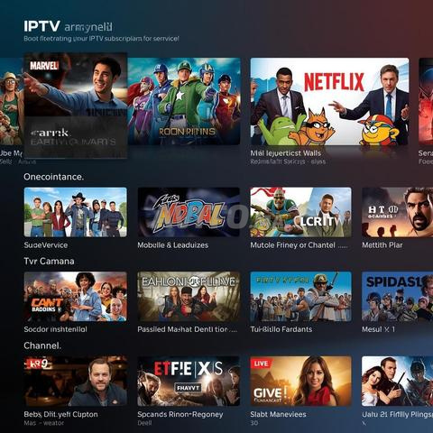 خدمة IPTV لمدة 12 شهرًا مع آلاف القنوات