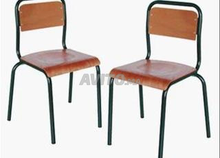 Chaise semi métallique / Siège scolaire