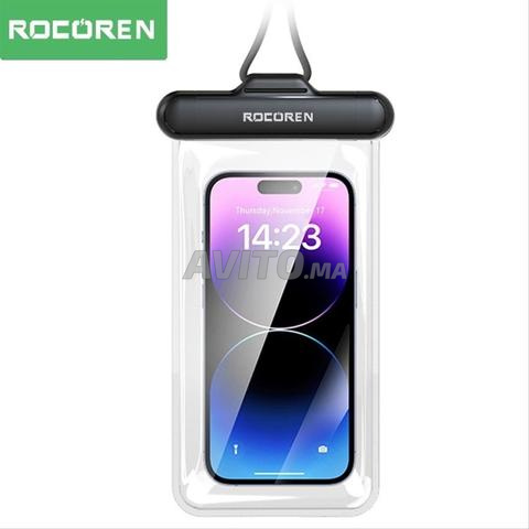 غطاء هاتف روكورين IPX8 المقاوم للماء