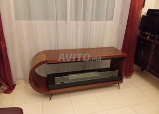 خزانة تلفزيون مع مدفأة