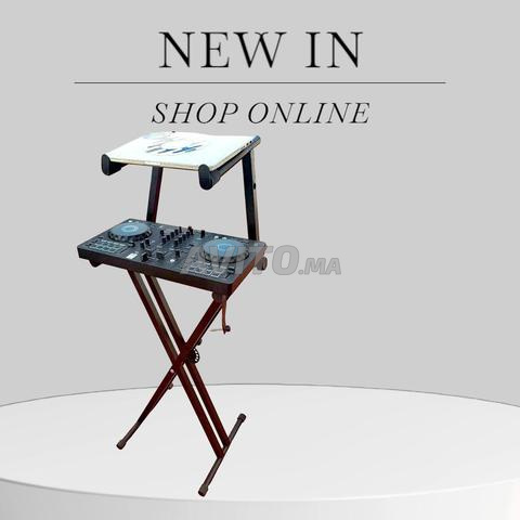 حامل دي جي بيانو طاولة ميكساج بي إس