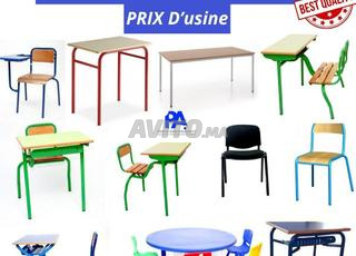 طاولة فردية \ كرسي أيزو \ كرسي مع منضدة