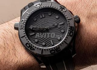 ساعة أوميغا سيمستر 300m سوداء OM987