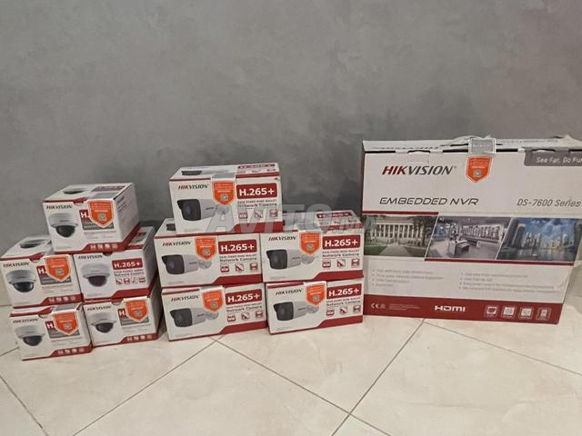 3 كاميرات IP 5MP NVR 16 PORT HIKVISION جديد
