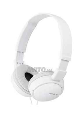 سماعة رأس سلكية سوني MDR-ZX110AP بيضاء