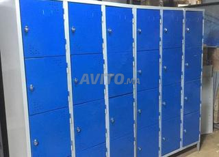 خزائن ملابس بتهوية وإغلاق آمن