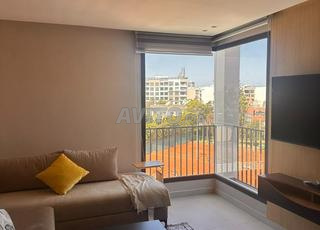 استوديو مفروش عصري 46 متر مربع مع شرفة - الواحة