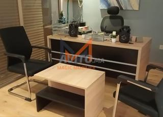 Ensemble bureau de direction avec chaises