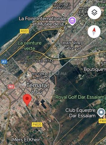 200m zone villa,en plein Temara - 2