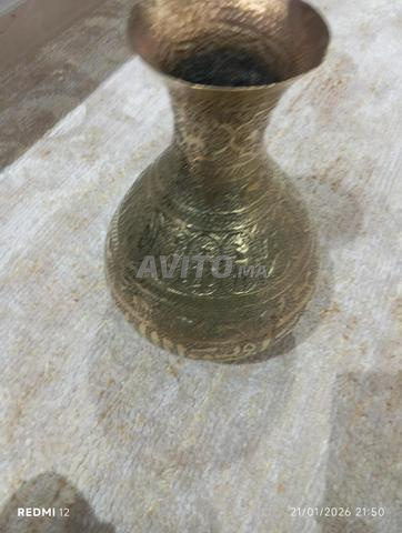 Vase antiquités cuivre importé
