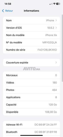 بطارية 85 هاتف نظيف كل شيء أصلي لون برتقالي