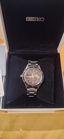 ساعة سيكو بريساج أوتوماتيكية طراز الستينيات ذات القلب المفتوح