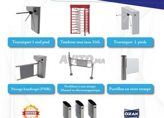 Obstacles de contrôle d'accès- Tourniquets
