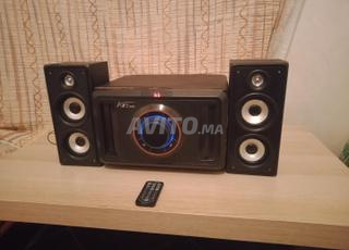 مضخم صوت بلوتوث ستيريو مع 2 مكبر صوت