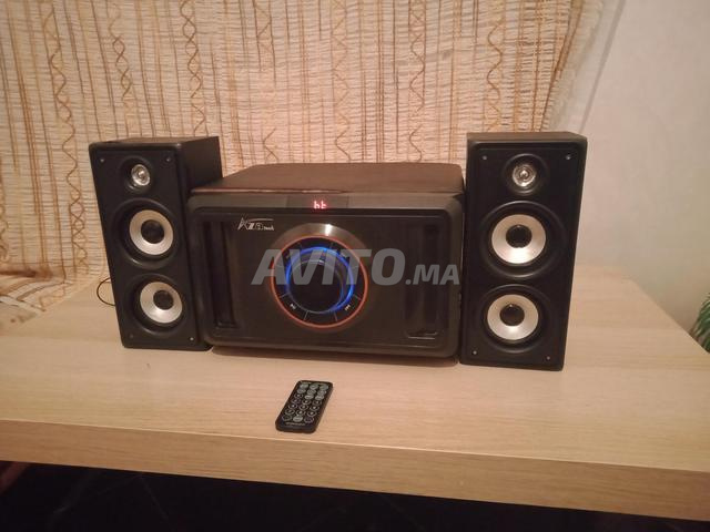 مضخم صوت بلوتوث ستيريو مع 2 مكبر صوت