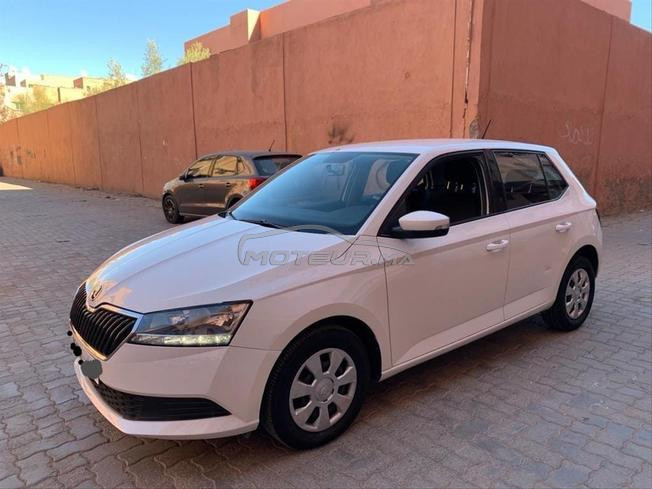 Skoda Fabia blanche 