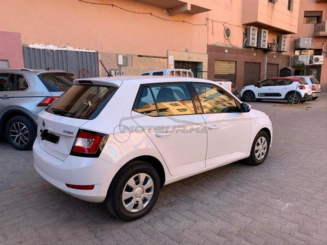Skoda Fabia blanche 