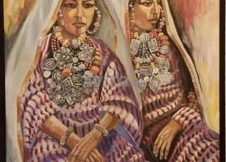 Tableau signé Meriem Mazian