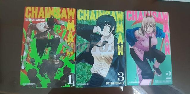 Chainsaw man manga tome 1-3 باللغة الفرنسية جديد
