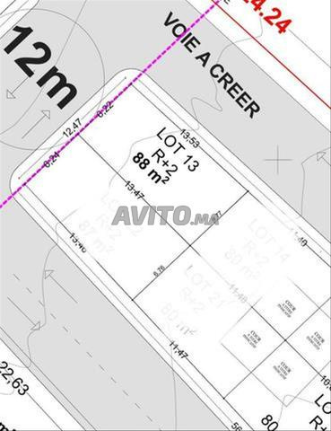 Lot R2 wifak temara deux facades