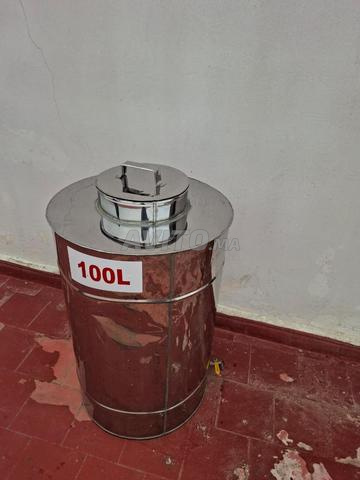 برميل من الفولاذ المقاوم (إينوكس) سعة 100 لتر
