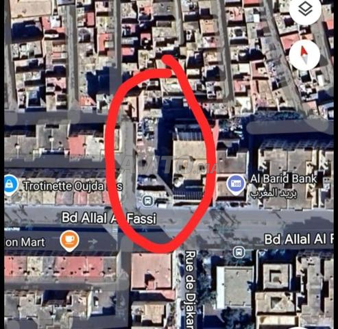 أرض مساحتها 800 متر مربع في مركز مدينة وجدة، حي لامدينا