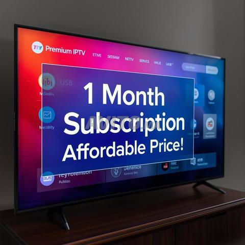 اشتراك بريميوم IPTV لمدة شهر بسعر مناسب