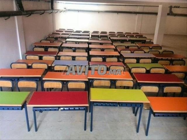 Chaises d'école conçues pour une utilisation intensive en classe