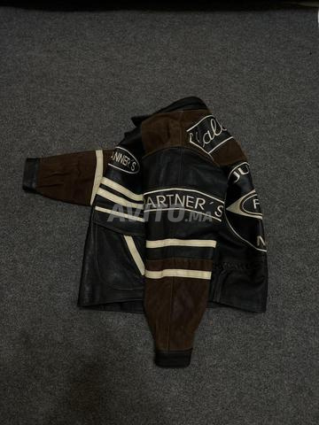 جاكيت جلد للدراجات النارية عتيق