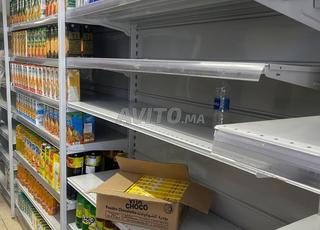 أرفف محلات السوبر ماركت