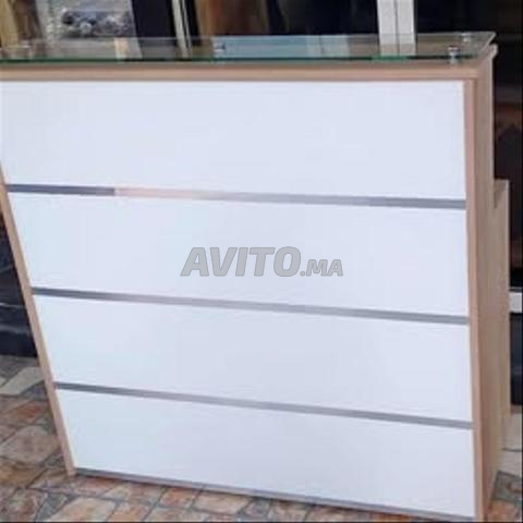 Comptoir d'accueil avec caisson à bon prix