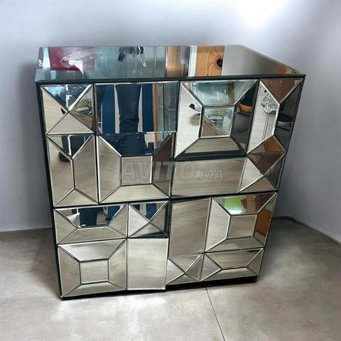 Meuble console miroir de salon
