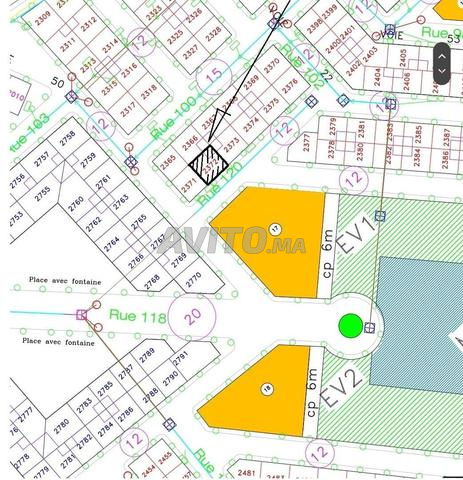 Terrain commercial titré 139 m R3 à vendre