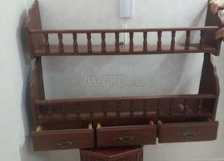 Dex étagères vaisselle en bois