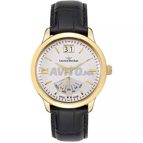 ساعة رجالية لوسيان روشات سويسرية