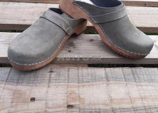 sabot bois cuire originale usa 39 40 