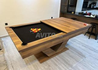 طاولة بلياردو قابلة للتحويل إلى طاولة طعام