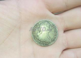 عملة فضية إسبانية قديمة 2 Reales سنة 1778