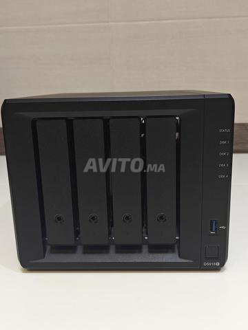 NAS Synology DS918 Plus مع تخزين قوي