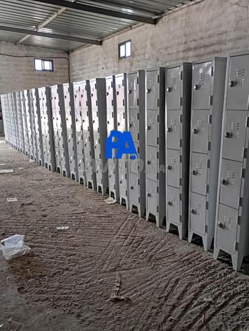 خزانة معدنية / خزانة ملابس / رفوف / خزانة / سرير