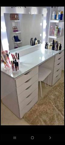 Coiffeuse miroir Hollywood