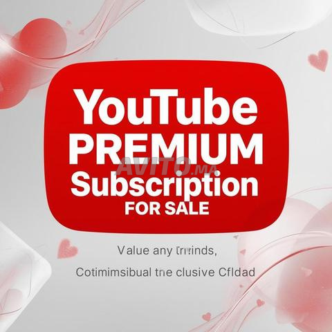اشتراك يوتيوب بريميوم للبيع